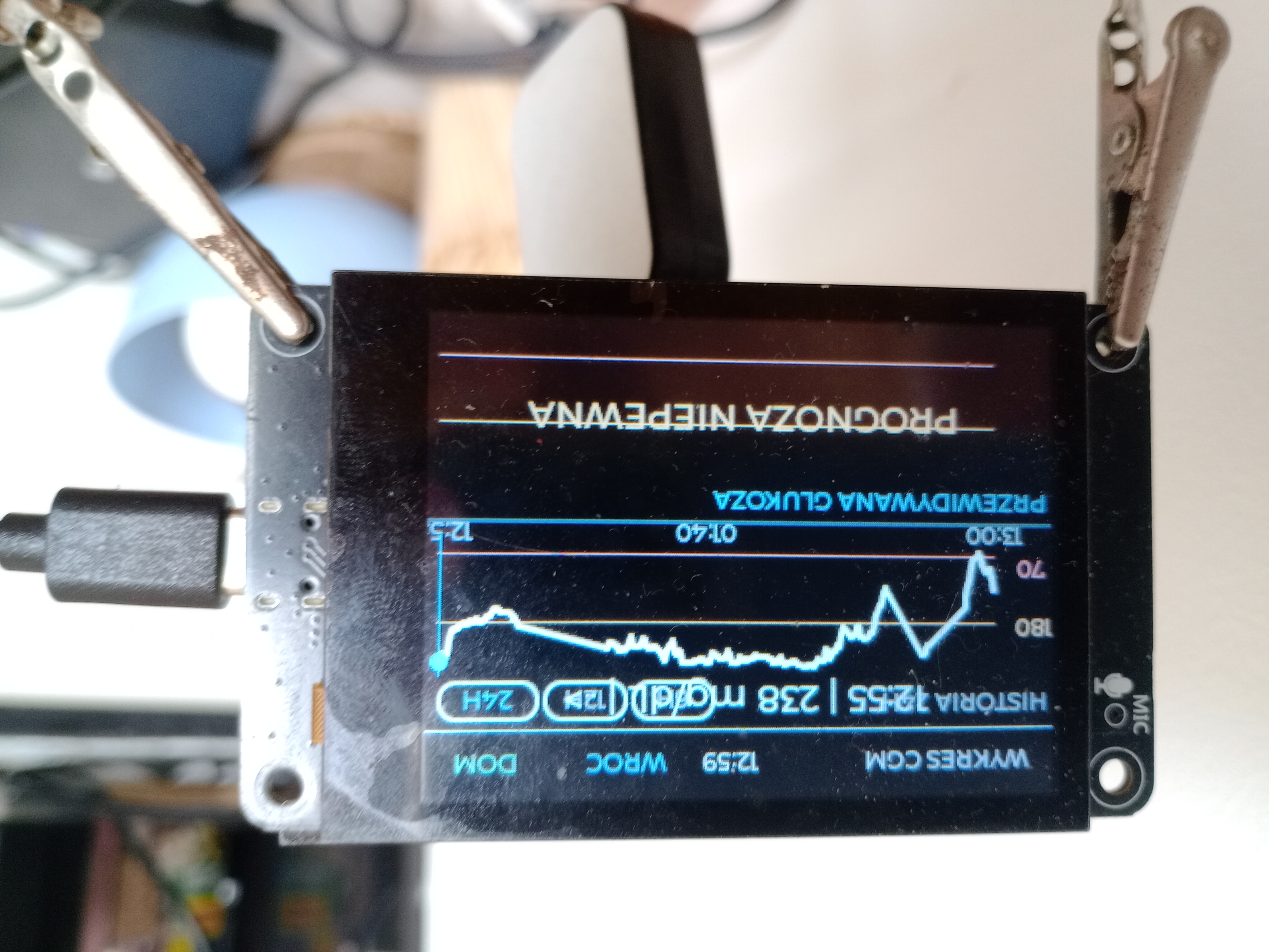 Prototyp DEX na stanowisku testowym